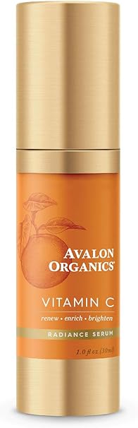 Avalon Organics Radiance Serum with Vitamin C, 1 Oz