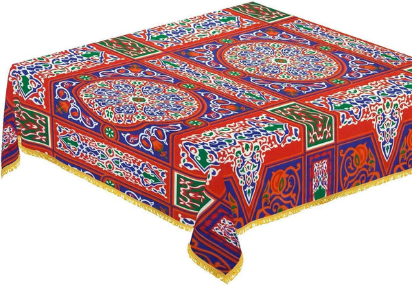 Ramadan Tablecloth - 1.5m x 1.5m Polyester Fabric