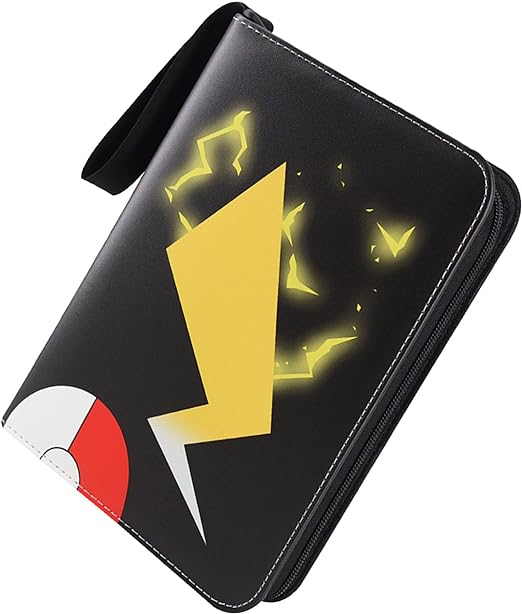 Xhwykzz Trading Card Binder Holder Portable Game Cards Collection Binder Album Gifts for Boys Girls, 50 Premium 4-Pocket Pages (400 Cards)